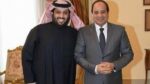 المستشار تركي آل الشيخ يعلق على تفقد السيسي قوات مصر